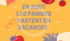 EN AOÛT LES PANIERS PARTENT EN VACANCES
